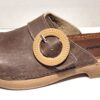 ZUECO MADERA HEBILLA GEL