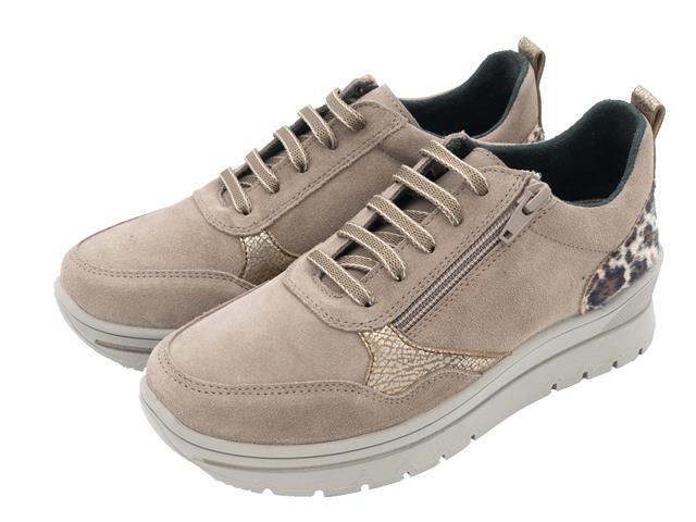 ZAPATO CORDON CREMALLERA LEOPARDO