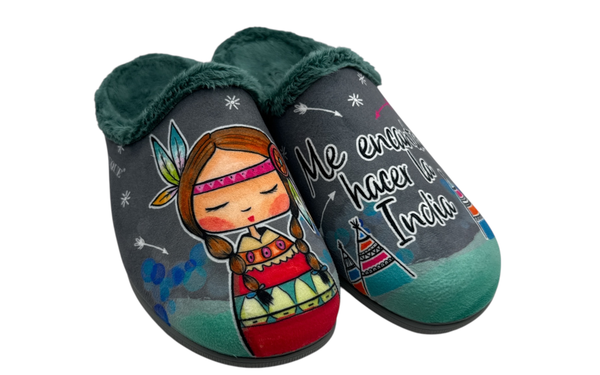 CHINELA ME ENCANTA HACER LA INDIA