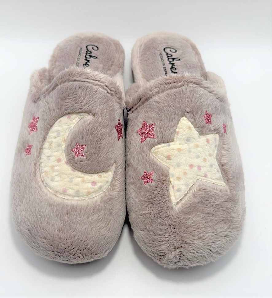 CHINELA LUNA Y ESTRELLA PISO GOMA PLANO