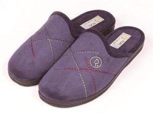 CHINELA DE CASA BORDADO FLOR PISO BIO