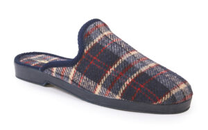 ZAPATILLA CLASICA DE CUADROS PISO GOMA