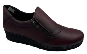 ZAPATO PIEL CREMALLERA LATERAL CUÑA