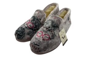 ZAPATILLA CERRADA MUÑECA PISO GOMA LANA