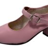 ZAPATO DE FLAMENCA TACON HEBILLA