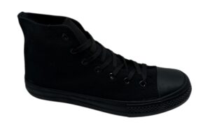 ZAPATILLA BOTA BASKET TODA NEGRA