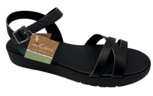 SANDALIA MULTITIRAS PLANTA GEL PISO GOMA