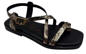 SANDALIA MULTITIRAS DEDO ENGANCHADO GEL