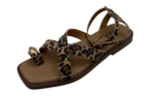 SANDALIA MULTITIRA DEDO ENGANCHADO DORAD