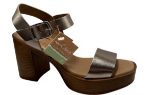 SANDALIA BANDA CORREITA TACON PLATAFORMA