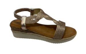 SANDALI BANDA OCHOS ELASTICO TRASERO