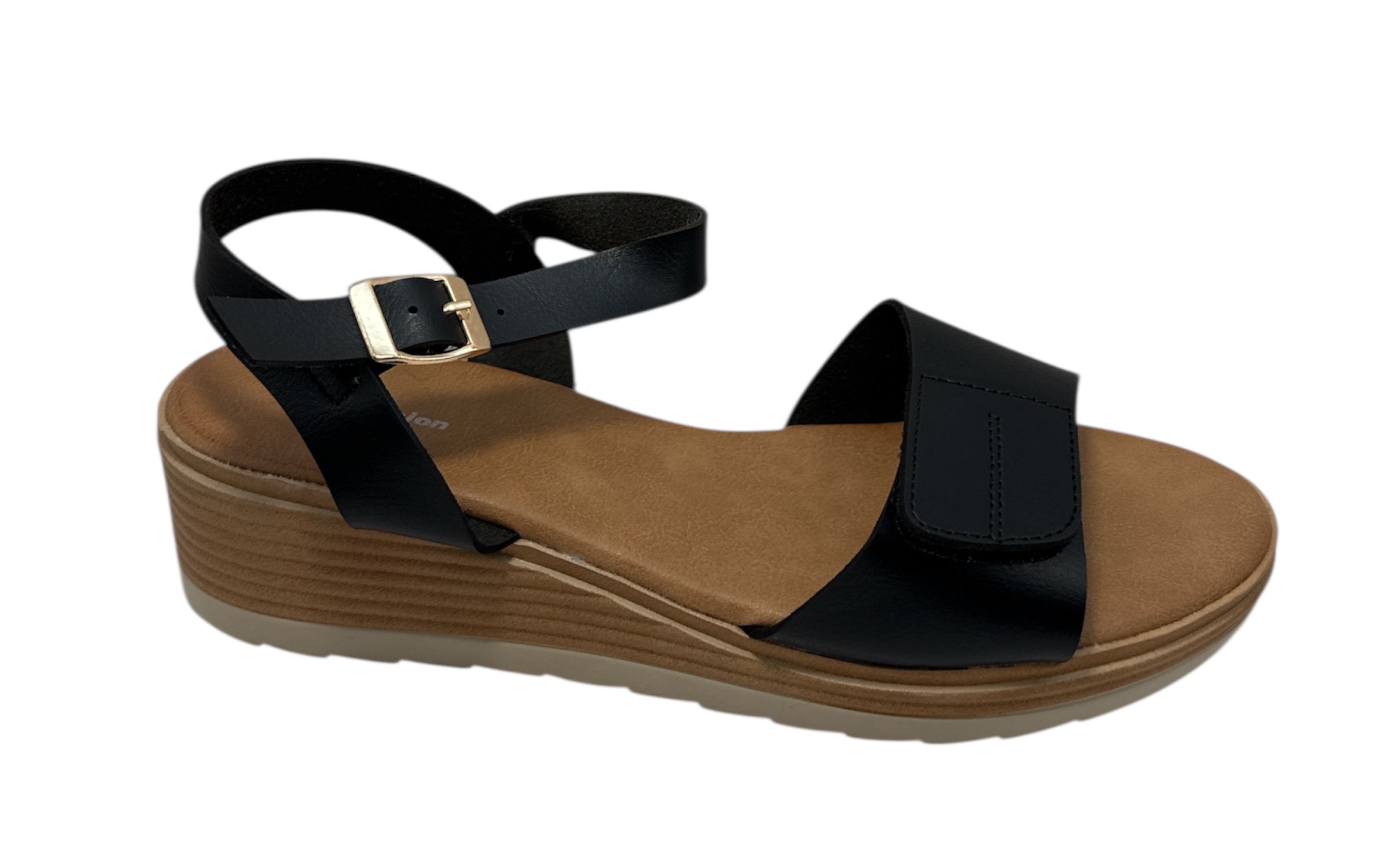 SANDALIA PALA VELCRO CUÑA