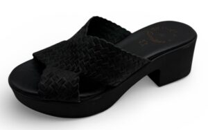 ZUECO 2BANDAS CRUZADAS TACON PLATAFORMA