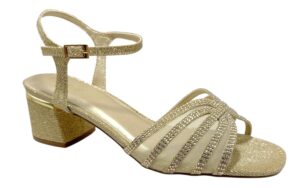 SANDALIA MERCEDES PALITA TIRAS REJILLA