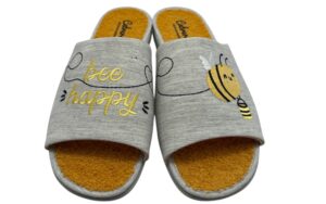 ZAPATILLA PUNTA ABIERTA ABEJITA PLANA