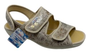 ZAPATILLA LICRA SANDALIA 2VELCROS CUÑITA