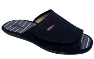 CHINELA VELCRON PUNTA ABIERTA GOMA