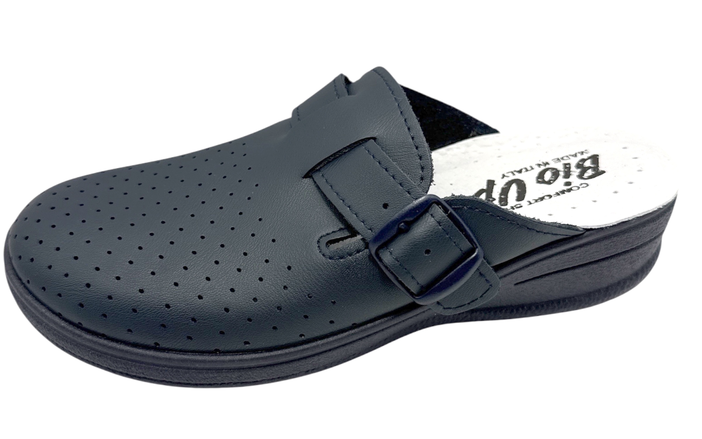 ZUECO ANATOMICO PICADO HEBIL LAT PIEL