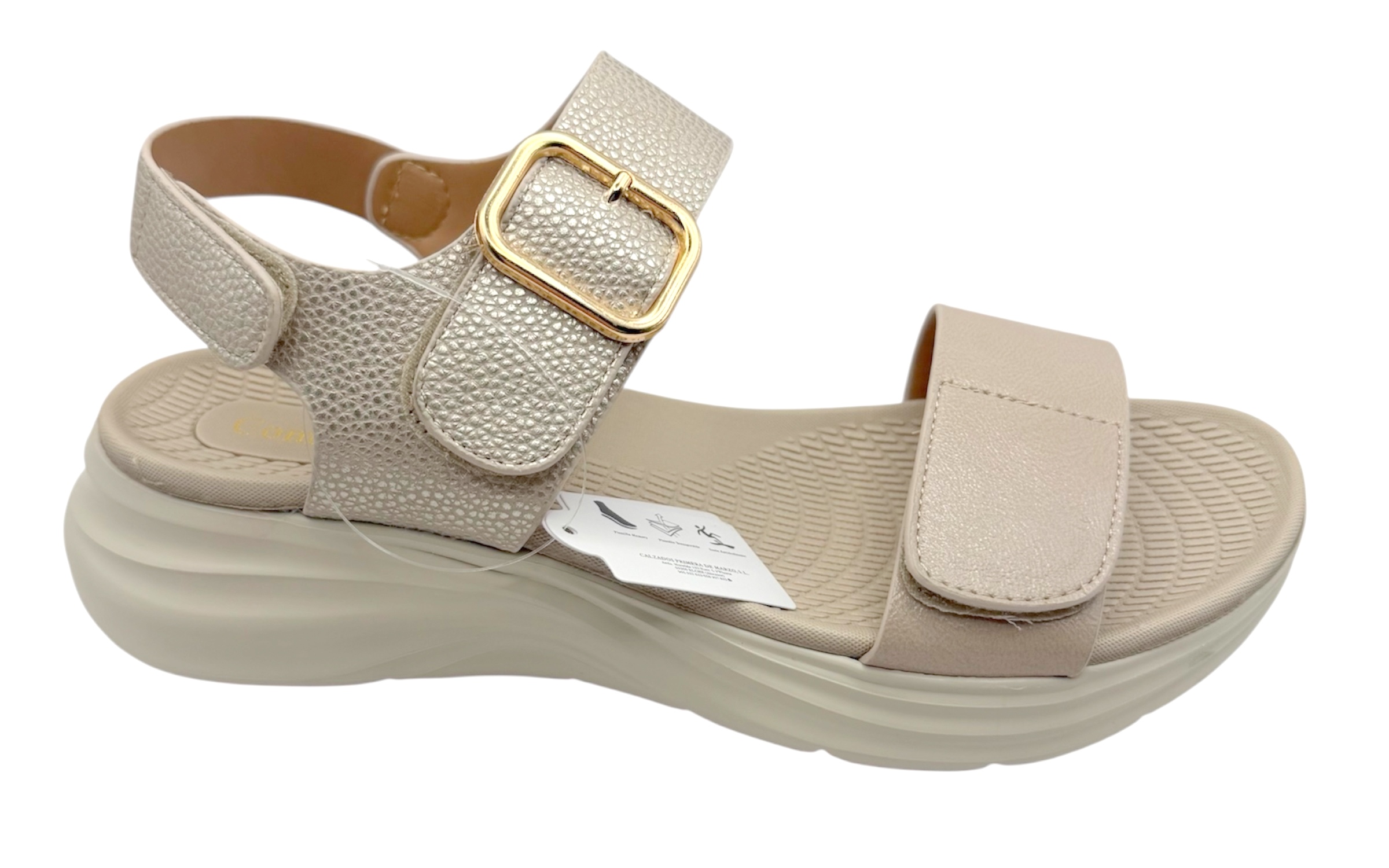 SANDALIA BANDITA VELCRO,VELCRO HEBILLA