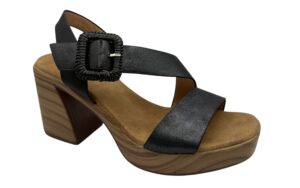 SANDALIA BANDITA Y DIAGONA MADERA GEL