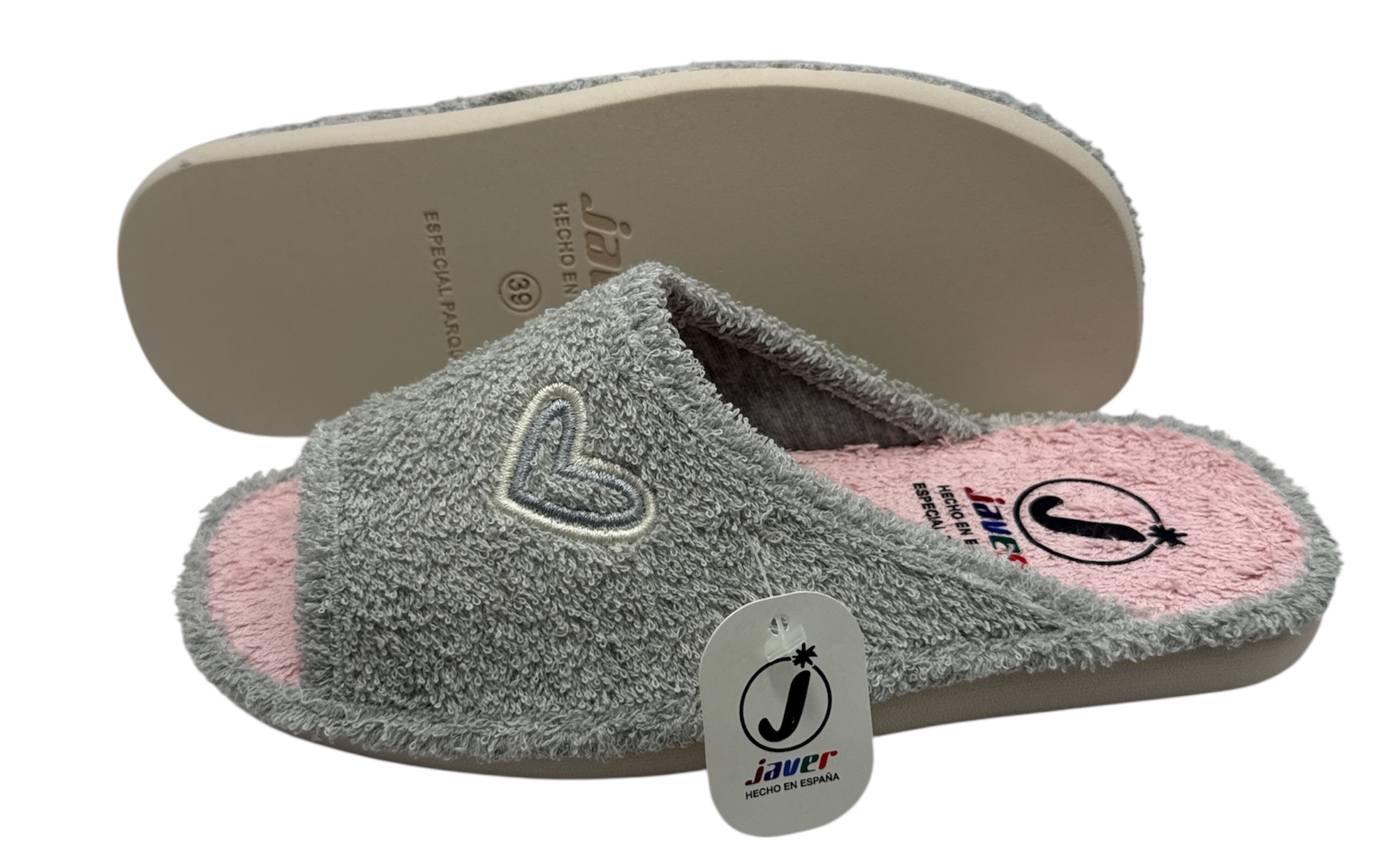 ZAPATILLA CORAZON Bº RIZO PARA PARKET