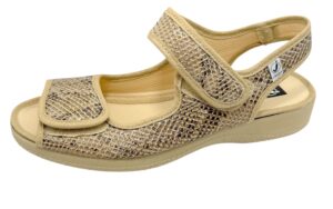 ZAPATILLA SANDALIA 3 VELCROS SERPIENTE