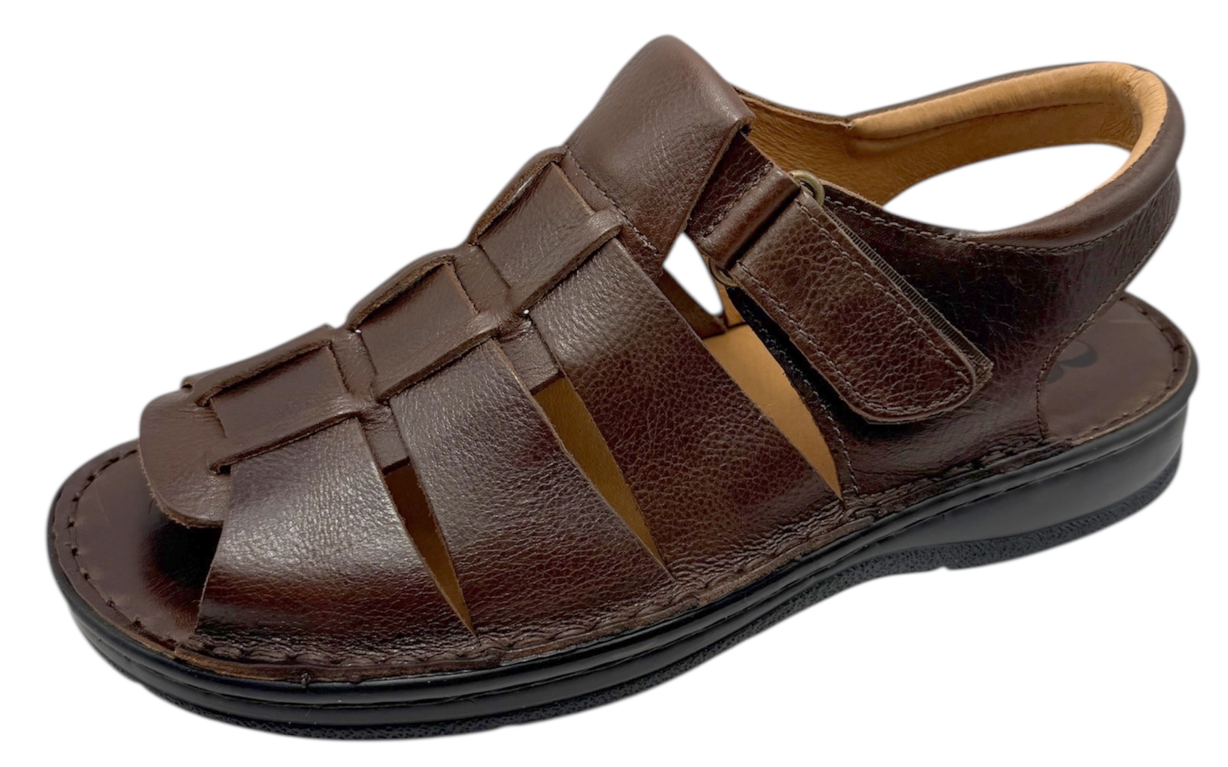 SANDALIA TIRA TALON PUNTA ABIERT VELCRO