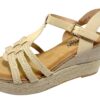 SANDALIA TIRITAS ESPARTO CUÑA PLATAFORMA