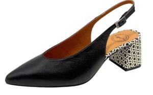 ZAPATO SALON TIRA TALON TACON GRABADO