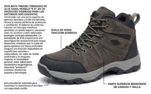 BOTA TREKING OVALOS LAT ECONOMICA Ref. E139
