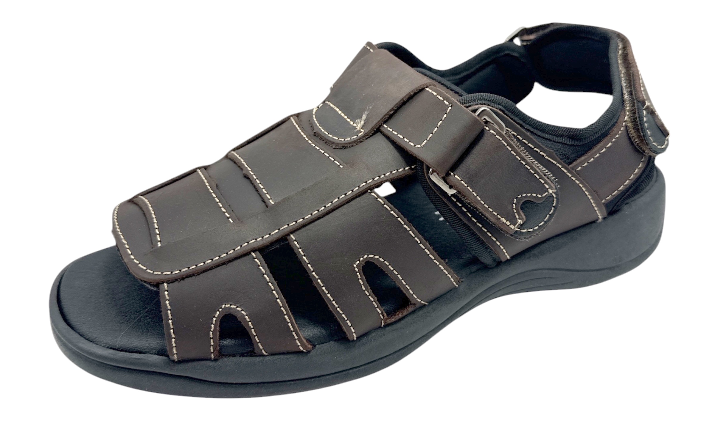 SANDALIA PUNTA ABIERTA VELCRO Y TALON Ref. 13