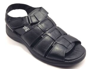 SANDALIA 3 BANDAS ENTRELAZAS VELCRO Ref. 6