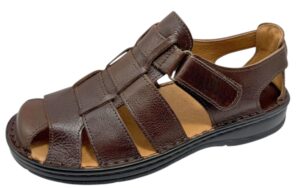 SANDALIA CON TALON PUNTA CERRADA  VELCRO Ref. 5800