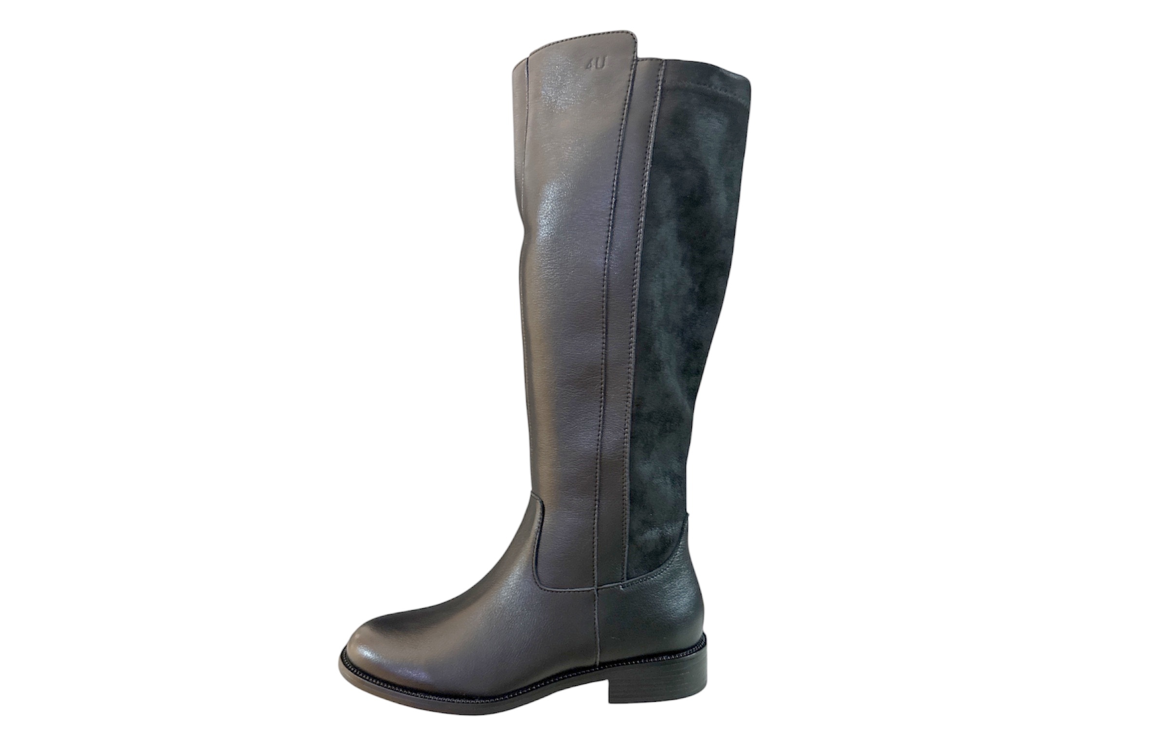 BOTA ALTA PIEL Y LICRA TRASERA MEMORY Ref. R502