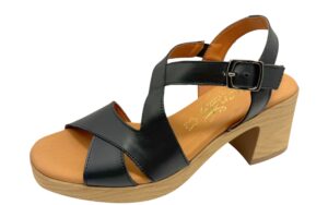SANDALIA DANDAS CRUZADAS  TACON GEL Ref. 4056