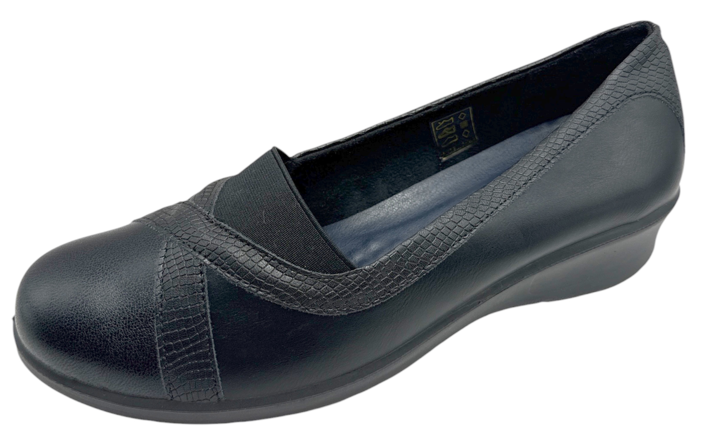 ZAPATO PICO ELASTICO CUÑA Ref. 3822