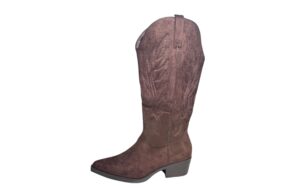 BATA TEJANO BORDADOS TACON MEDIO Ref. YY-129