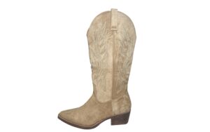 BATA TEJANO BORDADOS TACON MEDIO Ref. YY-129
