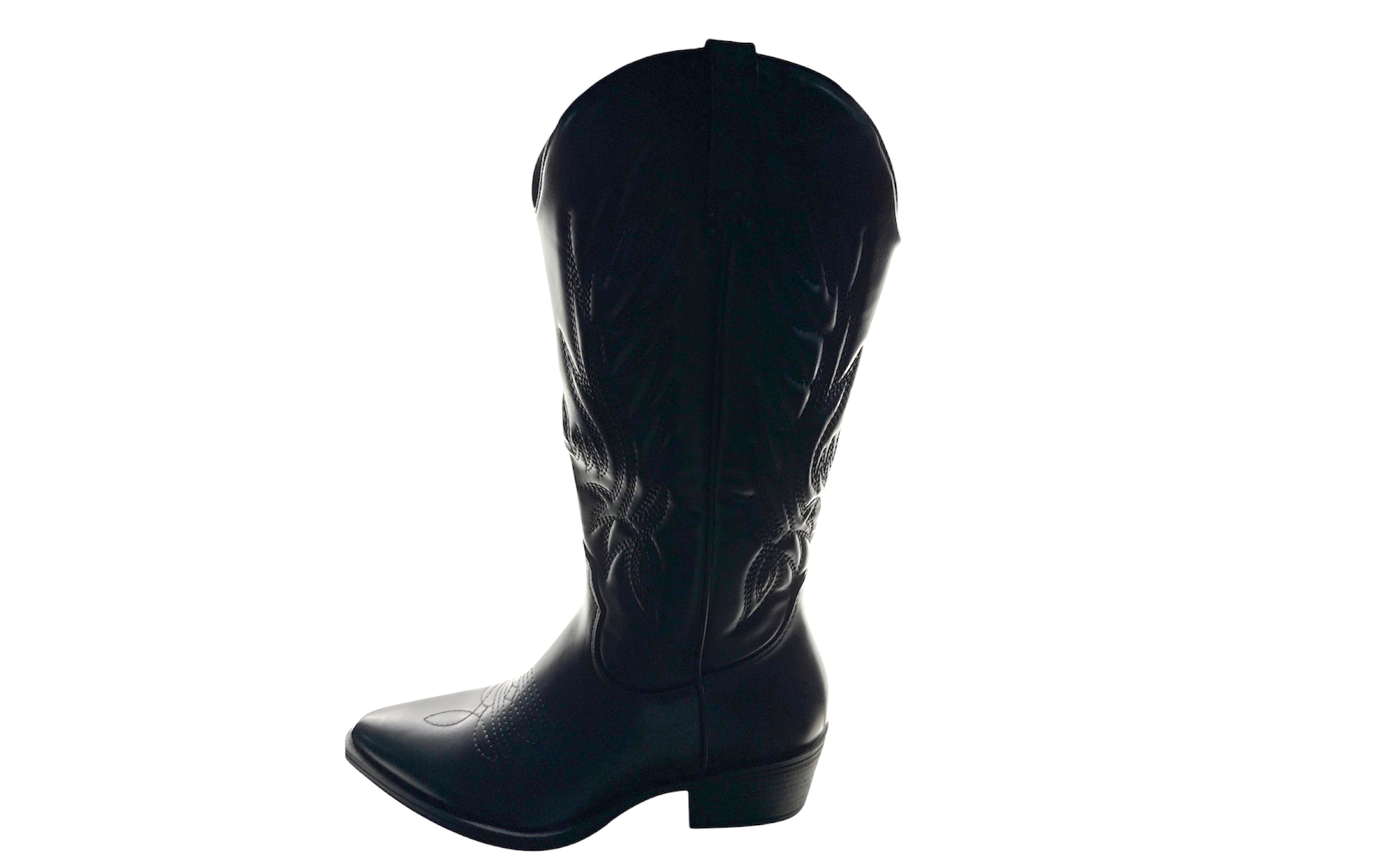BATA TEJANO BORDADOS TACON MEDIO Ref. YY-129