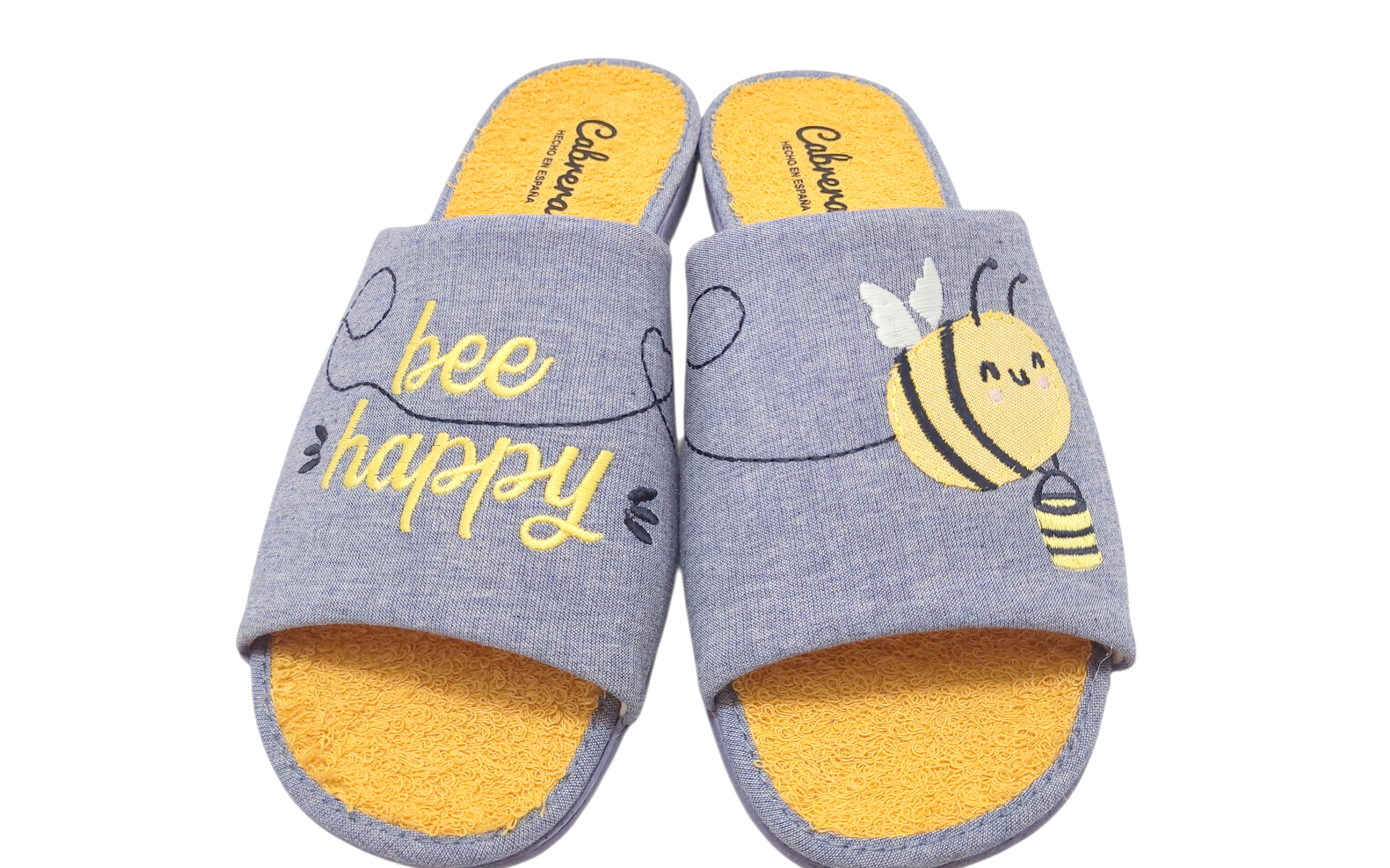 ZAPATILLA PUNTA ABIERTA ABEJITA PLANA Ref. 4535
