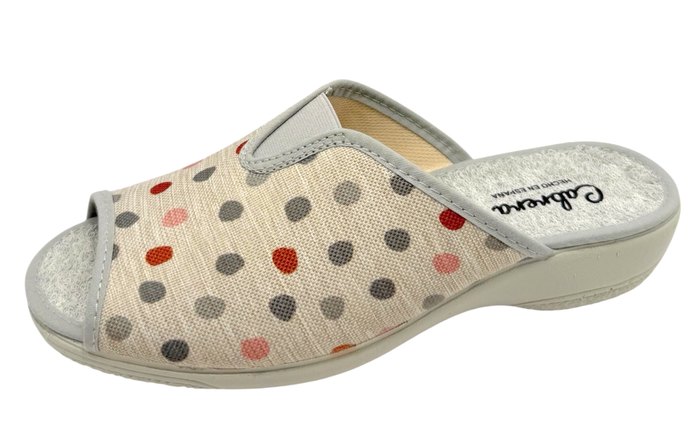 ZAPATILLA P/ABT LUNARES ELATICO CUÑA Ref. 5661