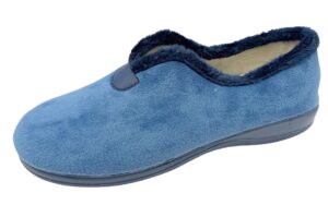 ZAPATILLA ABERTURA VIVO AZUL CUÑITA GEL Ref. 381