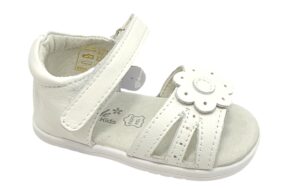 SANDALIA TALON  VELCRO PALA 2HUECOS FLOR Ref. C1351